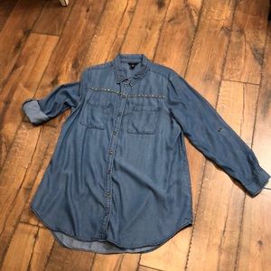 Intro. Large long sleeve lyocell top